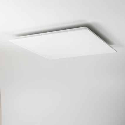 LED-dimmelhető mennyezeti lámpatest LED/35W/230V 2700-6500K 62x62 cm fehér + távirányító