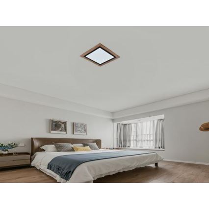 LED Fényerőszabályozható mennyezeti lámpatest LED/35W/230V 3000-6500K + távirányító