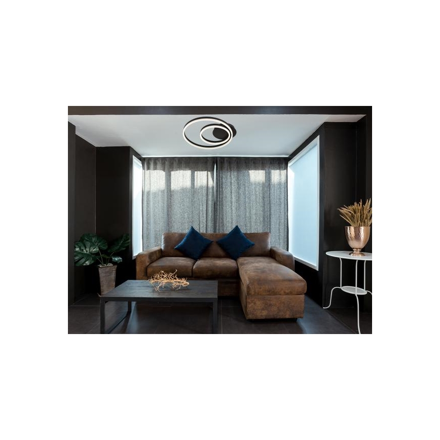 LED fényerőszabályozható mennyezeti lámpatest LED/55W/230V 3000-6500K + távirányító