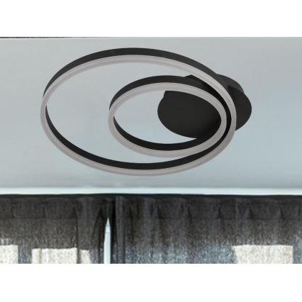 LED fényerőszabályozható mennyezeti lámpatest LED/55W/230V 3000-6500K + távirányító