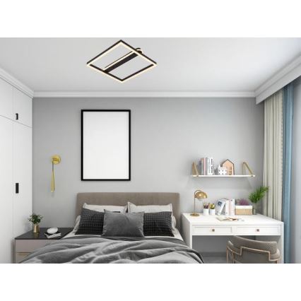 LED fényerőszabályozható mennyezeti lámpatest LED/60W/230V 3000-6500K + távirányító