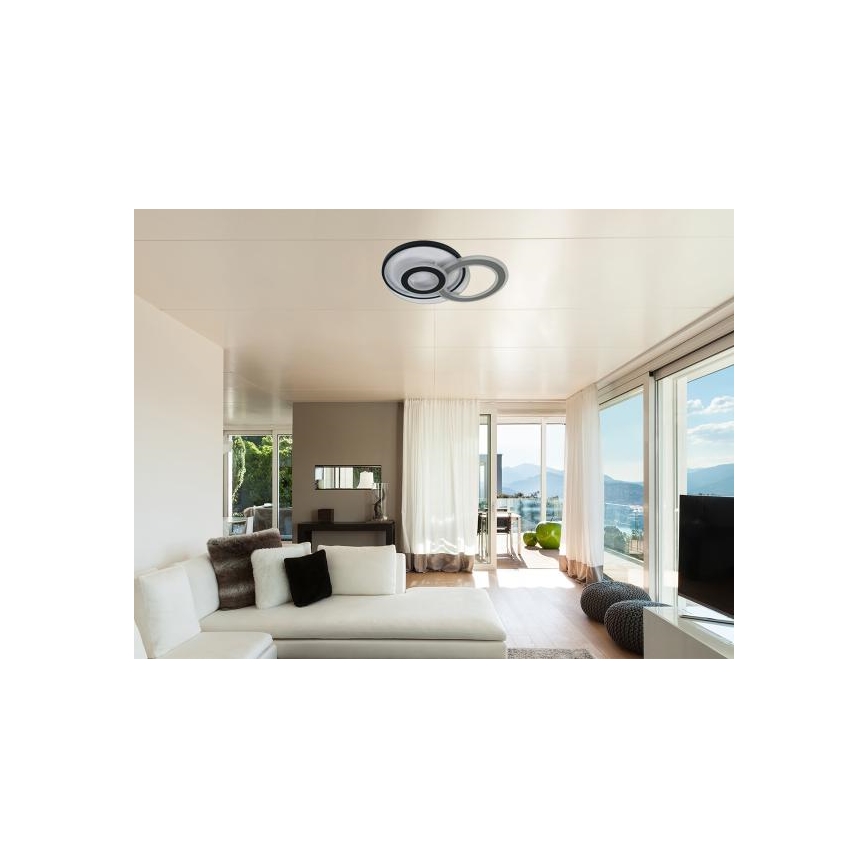 LED fényerőszabályozható mennyezeti lámpatest LED/95W/230V 3000-6500K + távirányító