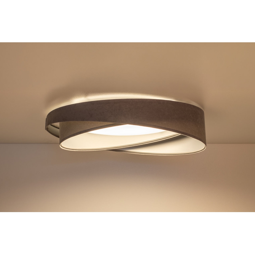 LED dimmelhető mennyezeti lámpa SMART GALAXY MODERN LED/24W/230V 3000-6500K Ø 55 cm szürke/ezüst + távirányító