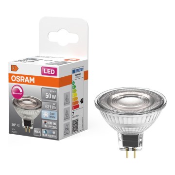 LED fényerőszabályozható MR16 reflektor izzó GU5,3/6,8W/12V 4000K 36° CRI 90 - Osram