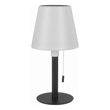 LED fényerőszabályozható napelemes lámpa LED/2W/5V USB 1200 mAh IP44 fehér/fekete