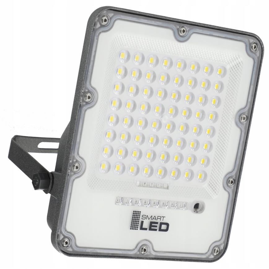Dimmelhető napelemes LED reflektor LED/100W/3,2V 5000K 10500 mAh IP65 fekete + távirányító