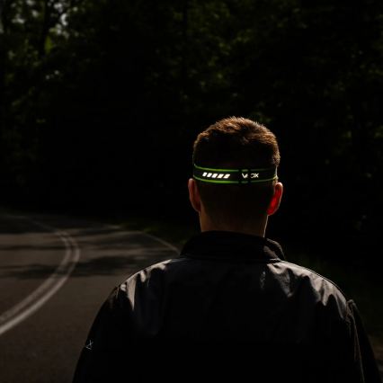 LED fényerőszabályozható, újratölthető fejlámpa LED/10W/5V/3xAAA IP66 800 lm 1000 mAh