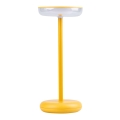 LED fényerőszabályozható, újratölthető lámpa FLUXY LED/1,7W/1800 mAh IP44, sárga