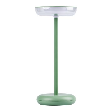 LED Fényerőszabályozható újratölthető lámpa FLUXY LED/1,7W/1800 mAh IP44 zöld