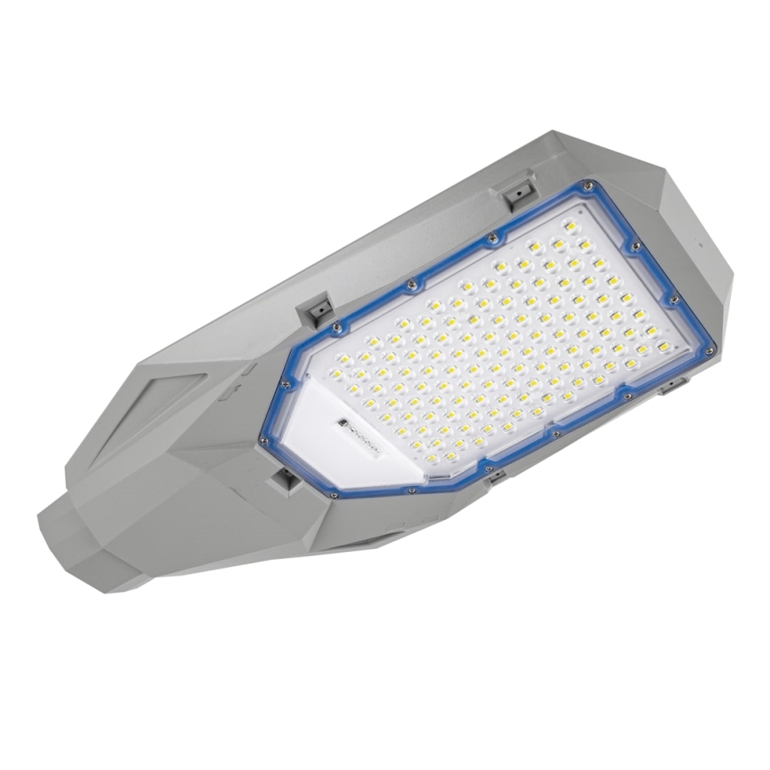 LED dimmelhető utcai lámpa alkonykapcsolóval és napelemes panellel LED/200W/20000 mAh 6500K IP65 szürke