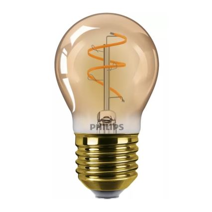 LED fényerőszabályozható VINTAGE Philips P45 izzó E27/3,1W/230V 2200K CRI 90
