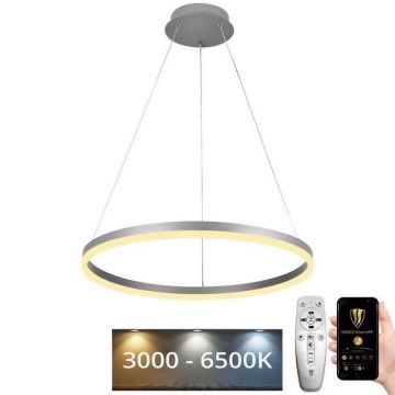LED Fényerőszabályzós csillár kábellel LED/42W/230V 3000-6500K átm. 60 cm + távirányító