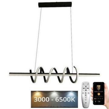 LED Fényerőszabályzós csillár kábellel LED/70W/230V 3000-6500K + távirányító
