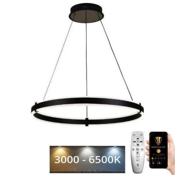 LED Fényerőszabályzós csillár kábellel LED/85W/230V 3000-6500K átm. 60 cm + távirányító