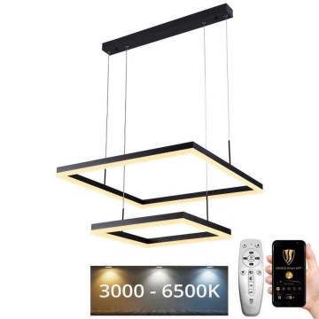 LED Fényerőszabályzós csillár kábellel LED/90W/230V 3000-6500K + távirányítóval
