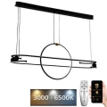 LED Fényerőszabályzós csillár kábellel LED/95W/230V 3000-6500K + távirányító