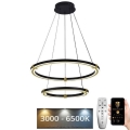 LED Fényerőszabályzós csillár kábelre szerelve LED/130W/230V 3000-6500K átm. 60 cm + távirányító