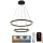 LED Fényerőszabályzós csillár kábelre szerelve LED/130W/230V 3000-6500K átm. 60 cm + távirányító