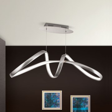 LED Fényerőszabályzós függeszték kábellel CIRCUS LED/36W/230V ezüst