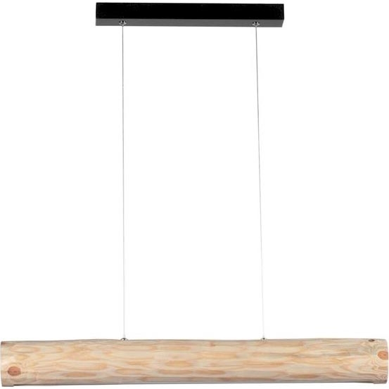 LED Fényerőszabályzós függeszték kábellel LUCAS LED/25,5W/230V fenyő