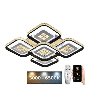 LED Fényerőszabályzós mennyezeti lámpa LED/180W/230V 3000-6500K + távirányító