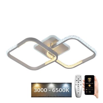 LED Fényerőszabályzós mennyezeti lámpa LED/55W/230V 3000-6500K + távirányító