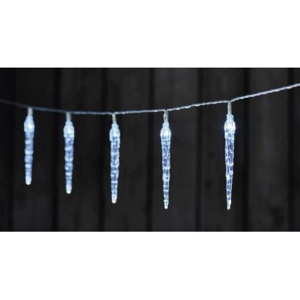 LED fényfüzér 10×LED/2×AA 1,65 m