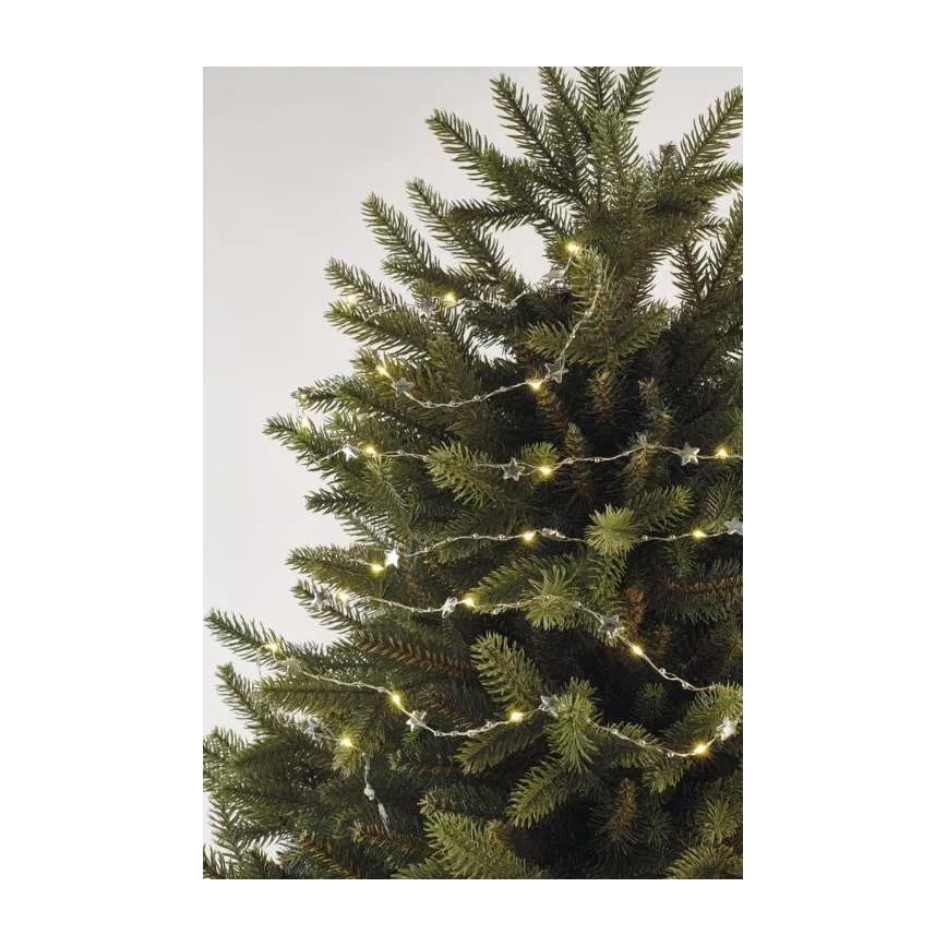 LED fényfüzér 20xLED/2xAA 2,2 m meleg fehér