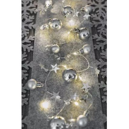 LED fényfüzér 20xLED/2xAA 2,2 m meleg fehér