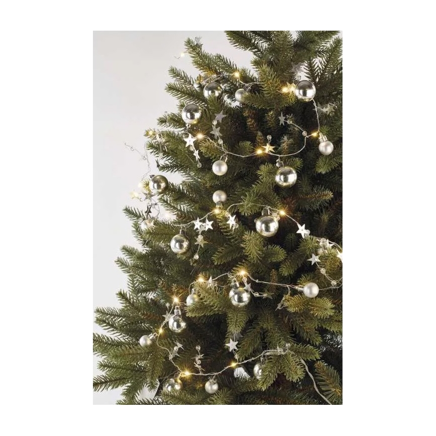 LED fényfüzér 20xLED/2xAA 2,2 m meleg fehér