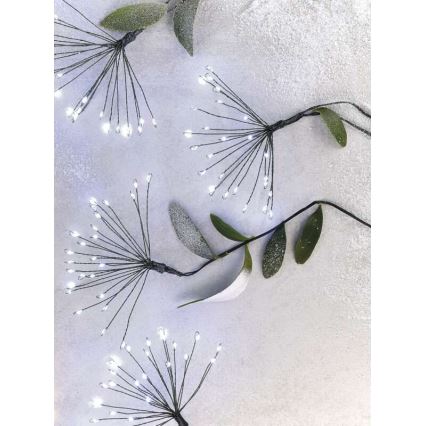 LED fényfüzér 450 LED, 8+3 m, hideg fehér