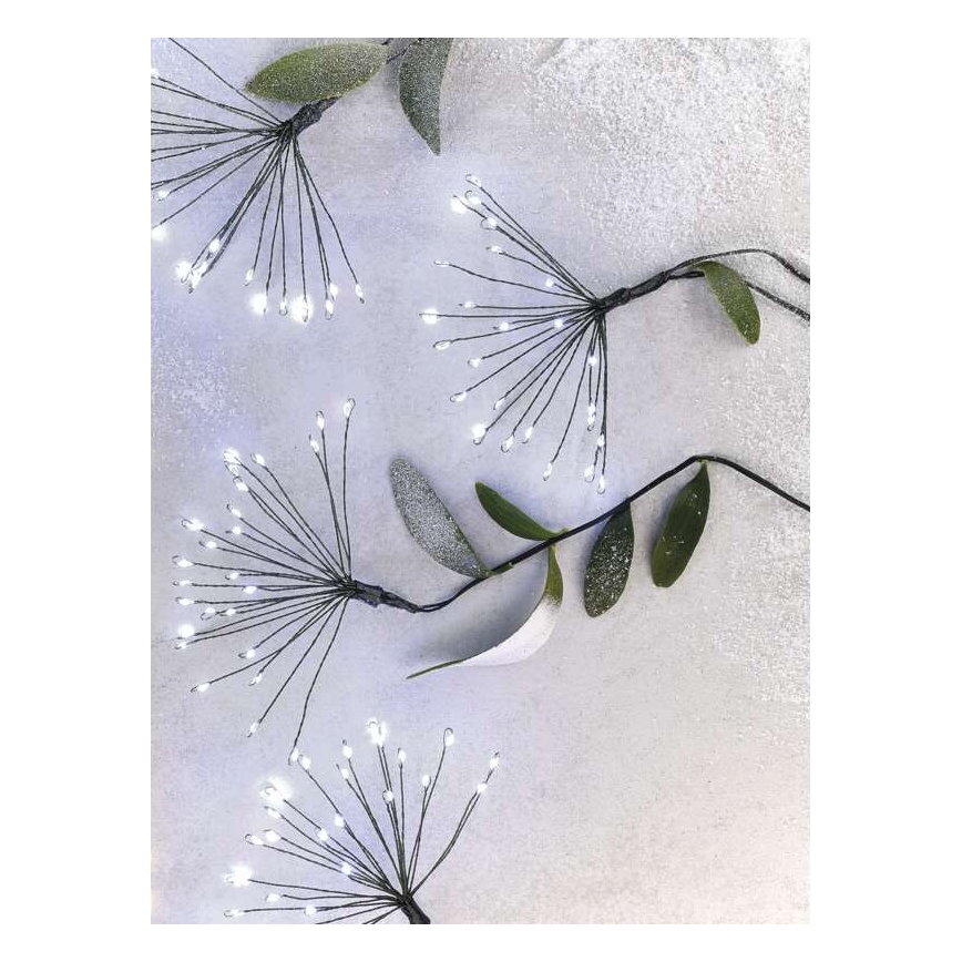 LED fényfüzér 450 LED, 8+3 m, hideg fehér