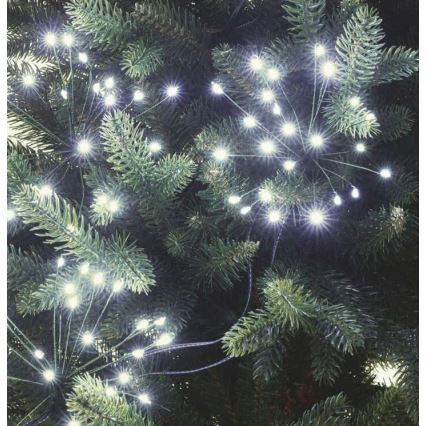 LED fényfüzér 450 LED, 8+3 m, hideg fehér