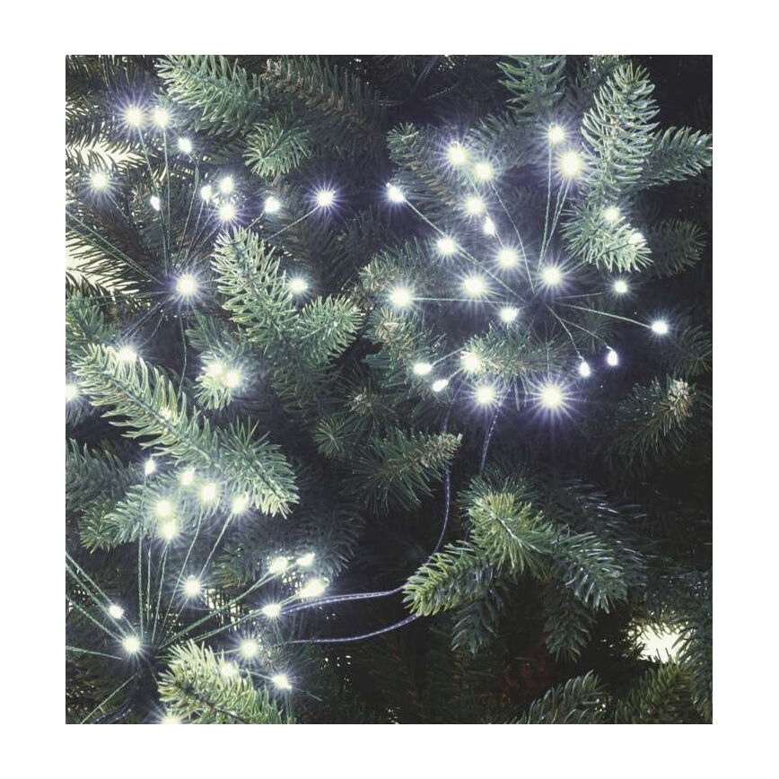 LED fényfüzér 450 LED, 8+3 m, hideg fehér