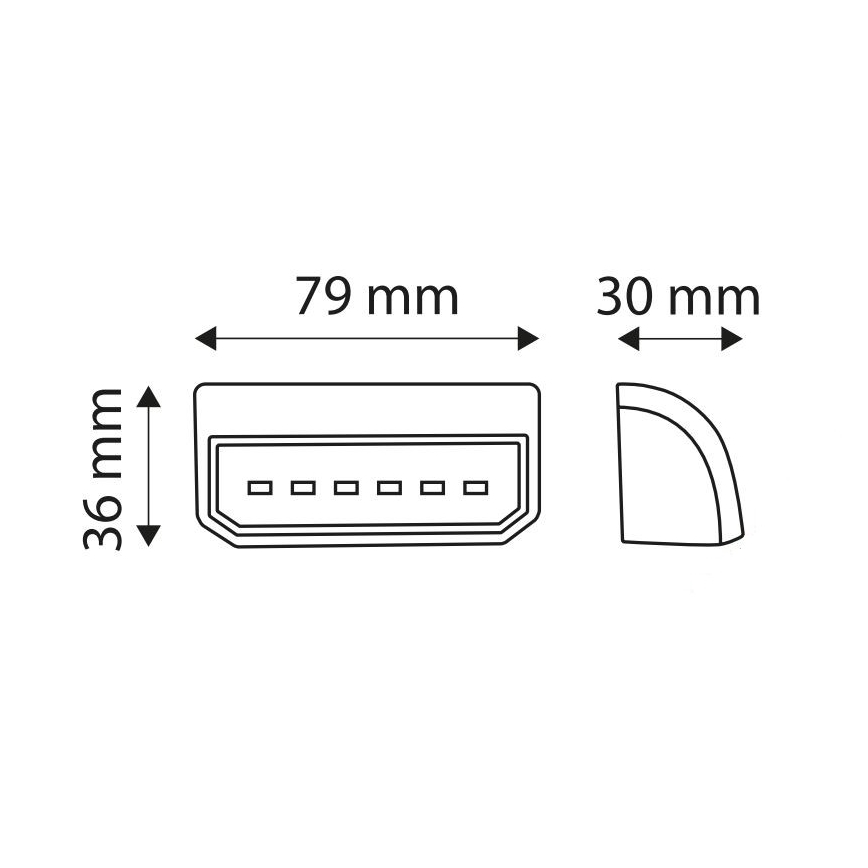 LED Fényvisszaverő LICE LED/0,2W/12-24V IP67