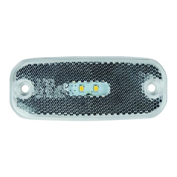 LED Fényvisszaverő SINGLE LED/0,2W/12-24V IP67 ezüst