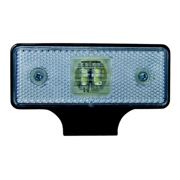 LED Fényvisszaverő SINGLE LED/0,2W/12-24V IP67 ezüst