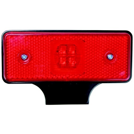 LED Fényvisszaverő SINGLE LED/0,2W/12-24V IP67 piros