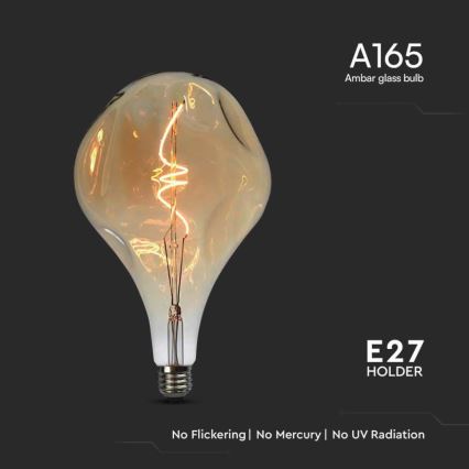 LED filament izzó A165 E27/4W/230V 1800K