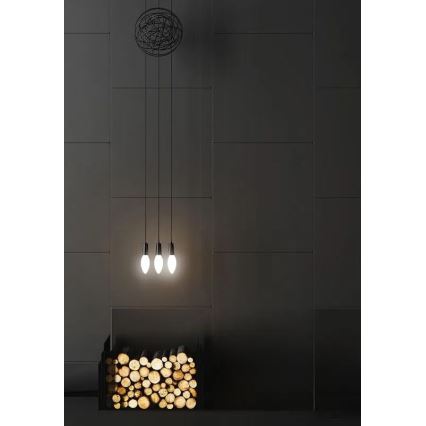 LED izzó FEHÉR FILAMENT C35 E14/4,5W/230V 4000K