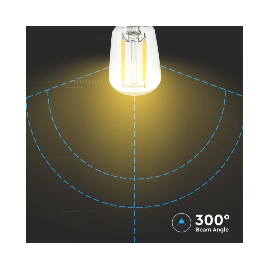 LED filament izzó ST26 E14/2W/230V 3000K