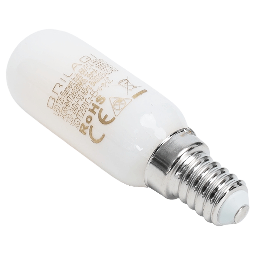 LED filament izzó T25 E14/6W/230V 3000K - Brilagi