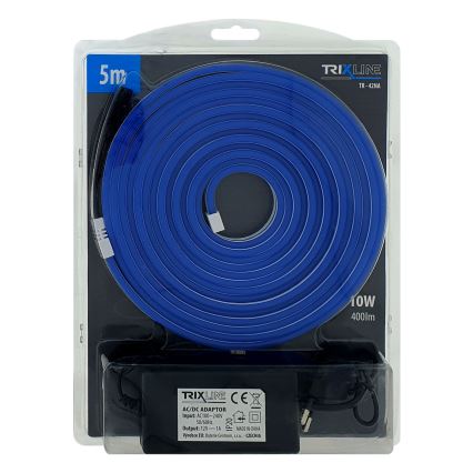 LED flexibilis szalag NEON LED/10W/230V 5 m IP65 kék