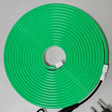 LED flexibilis szalag NEON LED/10W/230V 5 m IP65 zöld
