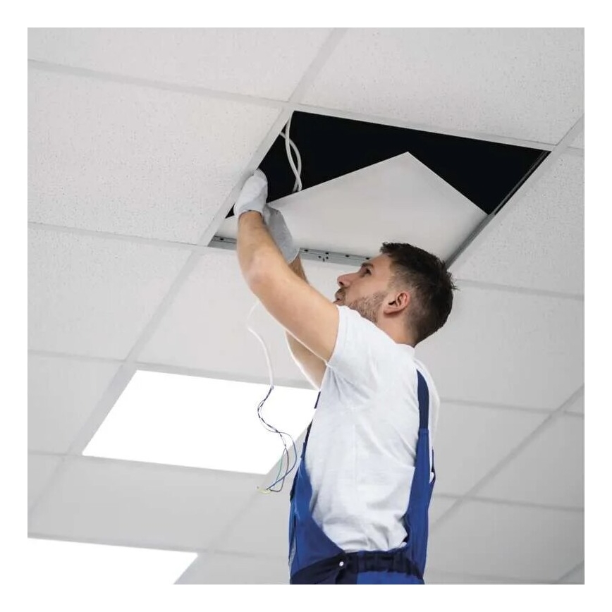 LED fügessztett mennyezeti panel PROXO LED/33W/230V 4000K 60x60 cm fehér