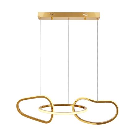 LED függeszték kábelen ANNELI LED/30W/230V 80 cm arany