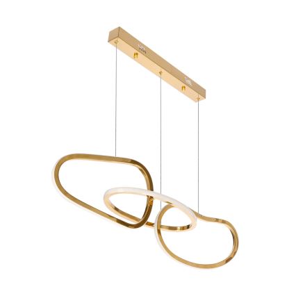 LED függeszték kábelen ANNELI LED/30W/230V 80 cm arany