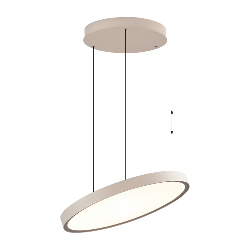 LED függeszték kábelen DENVER LED/76W/230V bézs