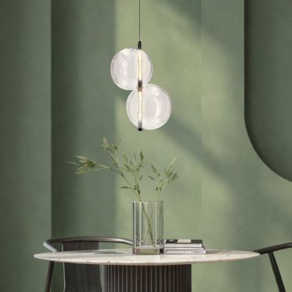 LED függeszték kábelen PLAYA LED/10W/230V fekete