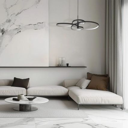 LED függeszték kábelen RIBBON LED/37W/230V 4000K fekete